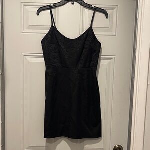 Urban Renewal Black Mini Slip Dress